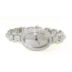 Cartier 18K White Gold Diamond Watch