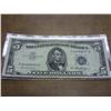 Image 1 : 1953-A FIVE DOLLAR SILVER CERTIFICATE BLUE SEAL
