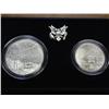 Image 2 : 1995 CIVIL WAR 2 COIN SET (UNC) SILVER DOLLAR