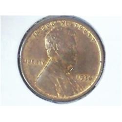 1934 LINCOLN CENT (UNC)