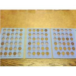 PARTIAL 1909-1940 LINCOLN CENT SET 50 COINS