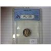 1940-S MERCURY DIME ANACS (AU58)