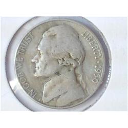 1950-D JEFFERSON NICKEL (KEY DATE)