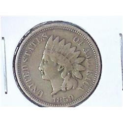 1859 INDIAN HEAD CENT (FINE)