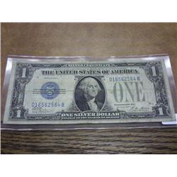 1928-A $1 SILVER CERTIFICATE FUNNY BACK