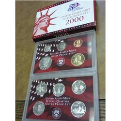 2000 US SILVER PROOF SET (WITH BOX)