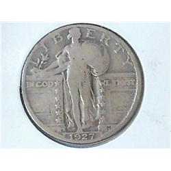 1927-S STANDING LIBERTY QUARTER (VERY GOOD)