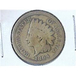 1864 INDIAN HEAD CENT