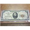Image 1 : 1929 $20 NATIONAL CURRENCY CHICAGO TORN CORNER