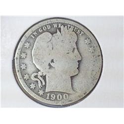 1900-O BARBER QUARTER