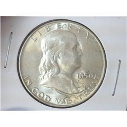 1950-D FRANKLIN HALF DOLLAR (UNC)