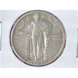 1924-D STANDING LIBERTY QUARTER (VERY FINE+)