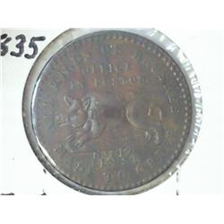 1835 HARD TIMES TOKEN HT-181 (AU+)