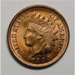 1893 Indian penny  MS64 RED