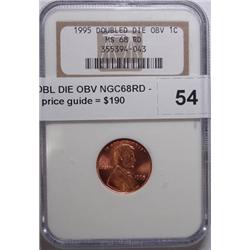 1995 DBL DIE OBV NGC68RD