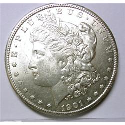 1901S Morgan $  MS62  weak breast feathers on eagle