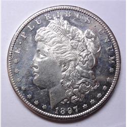 1897S Morgan $   MS63 heavy PL might be DMPL