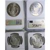 Image 2 : 1878S Morgan $ 4 coin NGC grading set  MS62,63,64,65