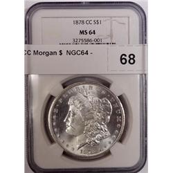 1878CC Morgan $  NGC64