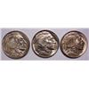 Image 1 : 3 GEM BU 1938D Buffalo nickels