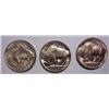 Image 2 : 3 GEM BU 1938D Buffalo nickels