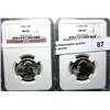 Image 1 : 1938PS Washington quarter  NGC62 and 64