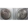 Image 3 : 2  1884O Morgan $  both PCGS63 one is a RATTLER OGH. Good example why people pay