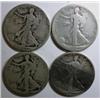 Image 1 : 4 1921S Walker half $  AG/G and 2 34s  and 1 34 D XF walkers