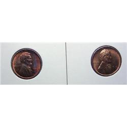 3  1909VDB and a 1910 Lincoln pennys  NICE RED or R/B MS63 or better
