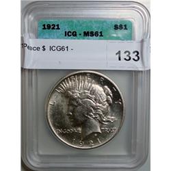 1921 Peace $  ICG61