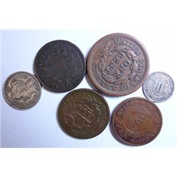 Nice type coin lot:half cents  1803 Fine porous surface-1829 nice color F/VF-