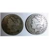 Image 1 : 1878CC and  1890CC Morgan $  average good