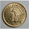 Image 1 : 1874 T3 $1 GOLD  BU