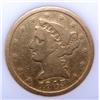 Image 3 : 1843 DAHLONEGA $5 GOLD  !!!RARE!!!   VF