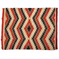 Navajo Eye Dazzler Weaving, Circa 1940s