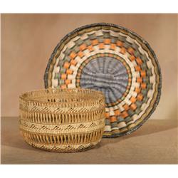Karok and Hopi 3rd Mesa Baskets