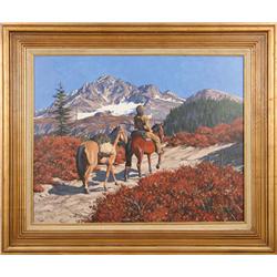 C. M. Hunt, Oil on Board