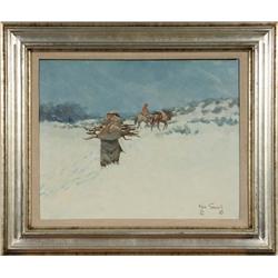 Ken Sowell, Oil on Board