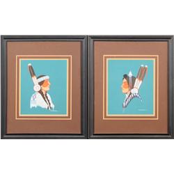 Archie Blackowl, Gouache