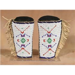 Northern Plains Beaded Cuffs, 1920s