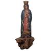 Image 1 : 58" Our Lady of Guadalupe Carving, Circa 1920