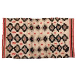 Navajo Eye Dazzler Weaving, Circa 1910-1920