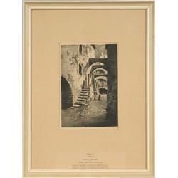 George Elbert Burr, Etching