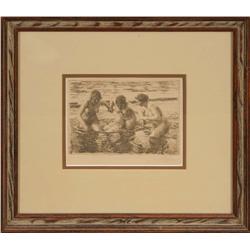 Anders Zorn, Etching