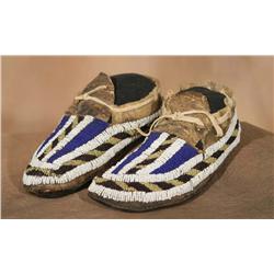 Lakota Sioux Beaded Moccasins