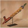 Image 1 : Yankton Sioux Catlinite Pipe With Twisted Stem, Circa 1880s