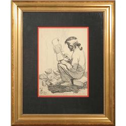 Maynard Dixon, Charcoal