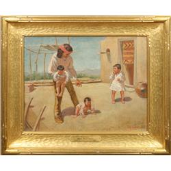 Joseph Henry Sharp, Oil on Canvas