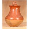 Image 1 : San Juan Lidded Redware Jar, Circa 1890-1900