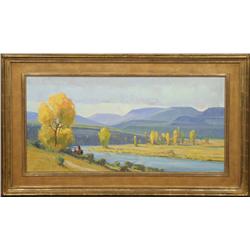 G. Russell Case, Oil on Canvas